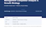 create a deep saas competitor analysis with growth strategy